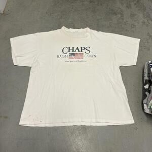 vintage chaps ralph lauren american flag shirt